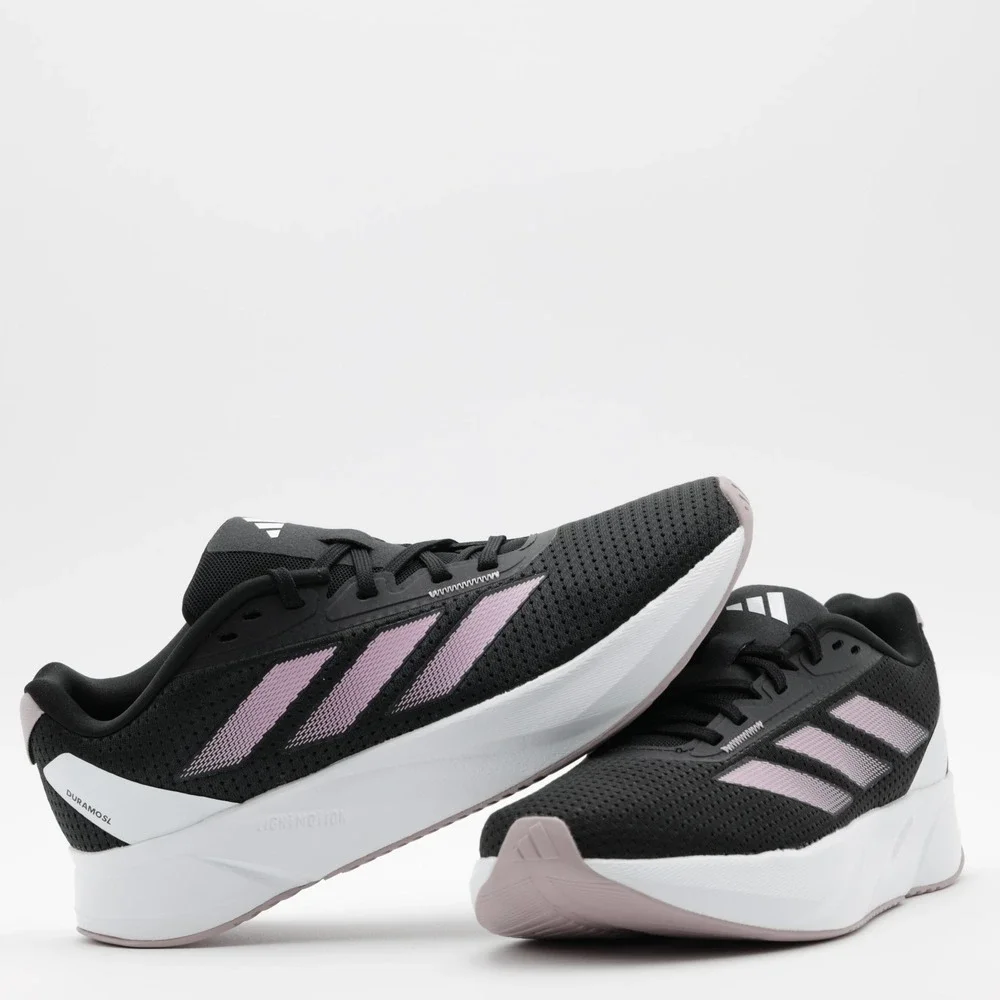 Adidas Women's Duramo SL Trainers Size 9 Running Shoes Black Lightweight Cushion